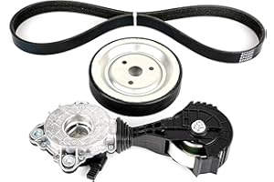 Tykick Drive Belt Tensioner Assembly Kit with Engine Water Pump Pulley & Serpentine Belt for Mini Cooper Countryman Paceman 2007-2016 1.5L 1.6L 2.0L L3 L4 Replaces 11287598833 11517545958 1060352