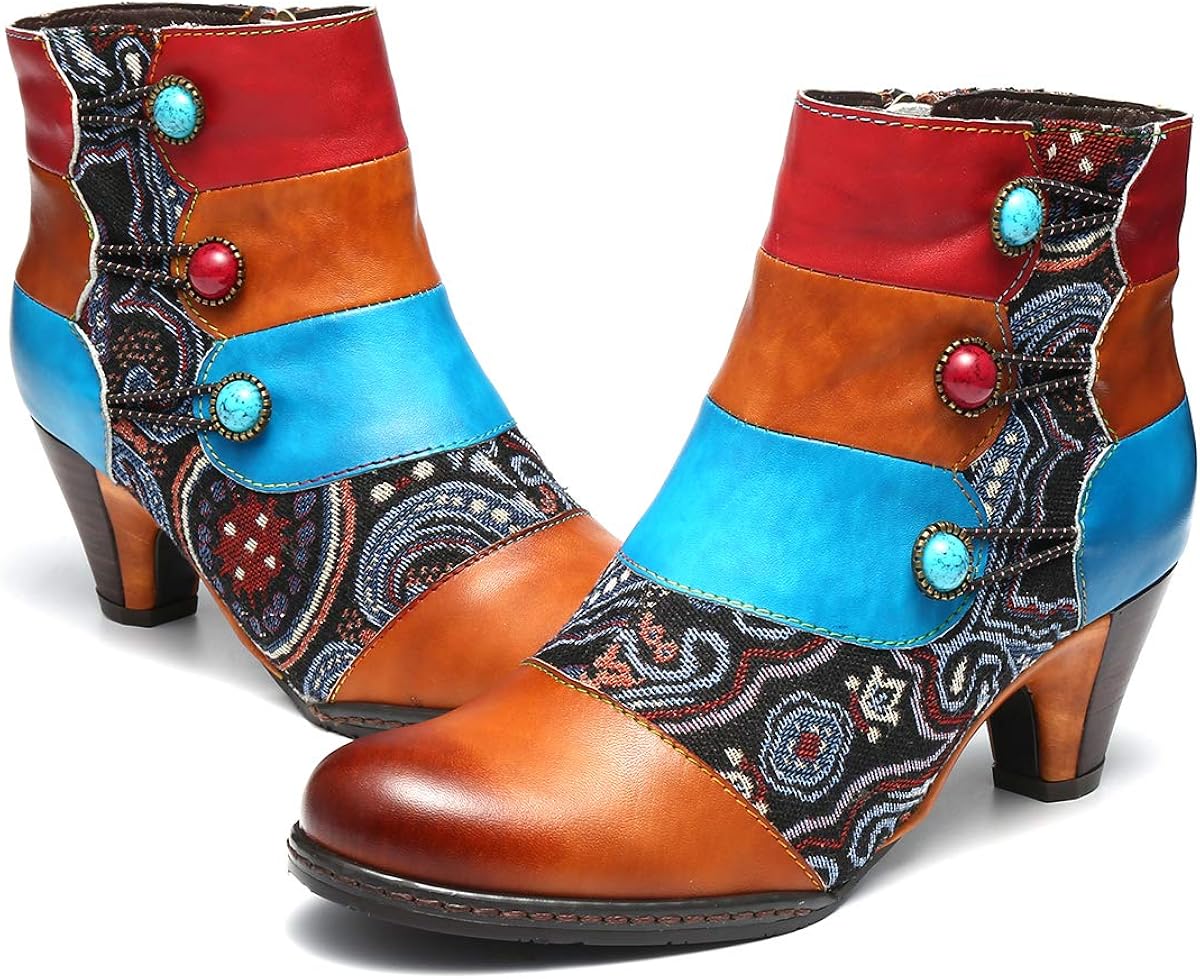 Bottines Femme Confortables Avec Lacets - Style Chic Pour L'hiver Et L'automne - Idéales Pour Le Travail, Les Loisirs Ou La Ville