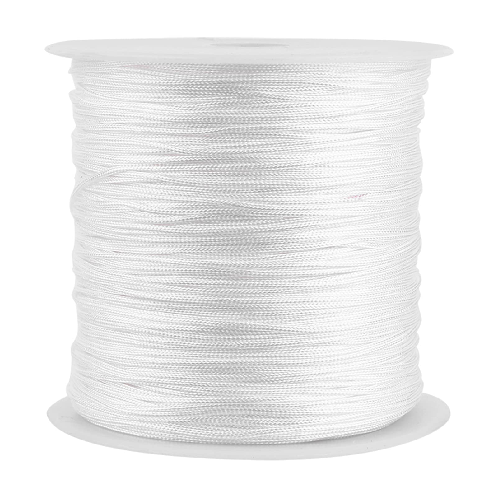 Garosa 20 Colors 100m x 0.8mm Rattail Satin Nylon Cord for Beading Jewelry Making Necklace Bracelet Craft Projects Beads Accessory