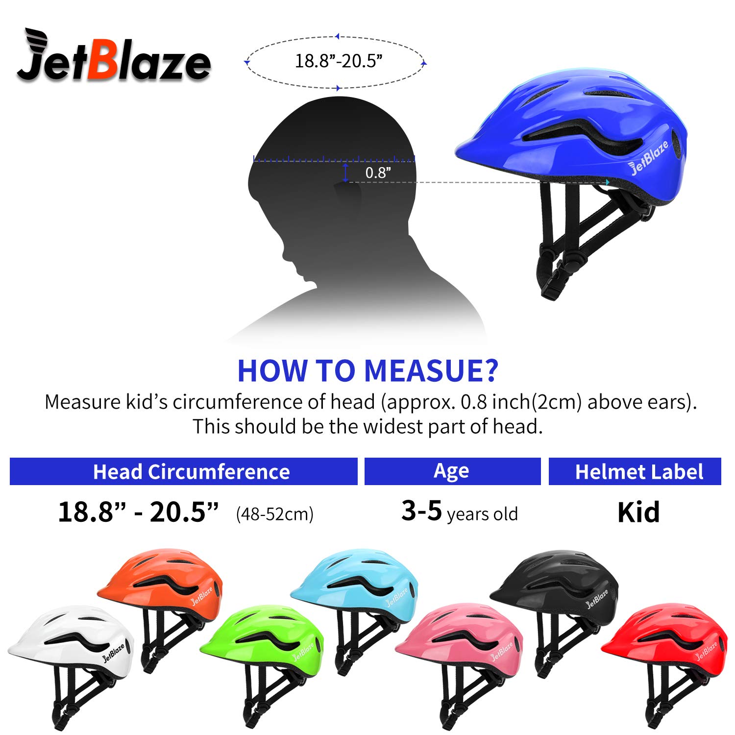JetBlaze Kid Helmet (Blue)