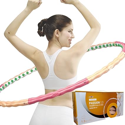 Amazon Com Health Hoop Korean Fat Burning Massage Passion Hoop For Workout 2 86lb Step1 Sports Outdoors