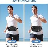 ProCase Bum Bag Waist Fanny Pack 6 Pockets Adjustable Belt Grey L view 7