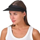 Cotton Visor Hat Women Men Clip-on Visors Hats Adjustable Outdoor Sports Golf Beach Wide Brim Sun Cap