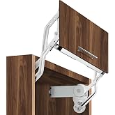 YJINGRUI Hydraulic Buffer Cabinet Door Hinge, Lift and Up Hinges | Vertical Lift Door Hinge, Sturdy Silent and Adjustable, Kitchen/Cloakroom/Bedroom