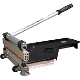 CUTTEREX 13" Vinyl Floor Cutter with wheels - Meet Multi-Angle/Length Cutting, A Flooring Tool also Cuts-Engineered Wood Floor, LVP, VCT, SPC, WPC, Long Life HSS Blade Mounted!