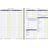 Adams Bookkeeping Record Book, Weekly Format, 8.5 x 11 Inches, White (AFR70)