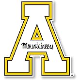 Appalachian State 4 Inch Vinyl Mascot Decal Sticker Officially Licensed Collegiate Product