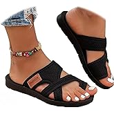 Sandals for Women 2025 Beach,Womens Sandals Comfortable Dressy Breathable Hollow Mesh Slide Sandals with Arch Support