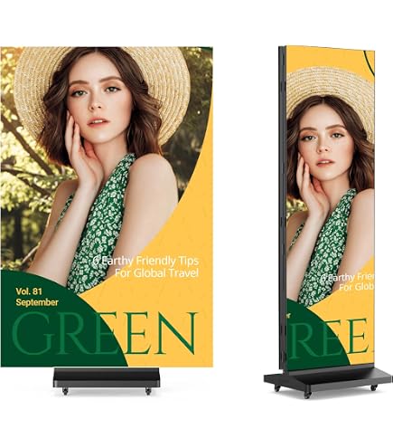 Amazon.com: RIXZSIW 90 inch LED Digital Signage, P1.86 Tri-Fold
