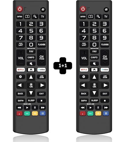 VINABTY AKB74475404 Telecomando di ricambio per LG AKB73715601 28LF491U 32LF5800 32LF580V 40UF695V 42LF5800 42LF580V 50LF5800 50LF580V 55LF580V