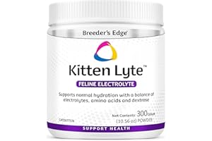 REVIVAL ANIMAL HEALTH Breeder’s Edge Kitten Lyte, Electrolyte Supplement for Kittens and Nursing Cats, Supports Hydration, Energy & Recovery, Chicken Soup Flavor, 300g