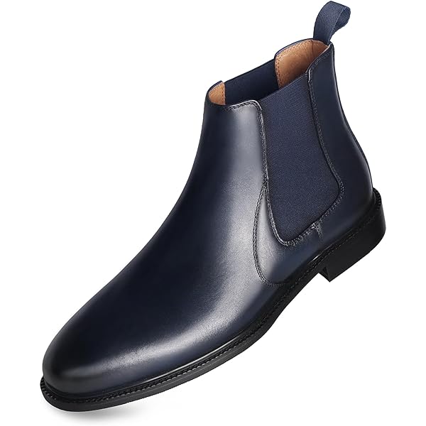 Amazon.com | Men's Leather Fashionable Zipper Pointed Toe Casual