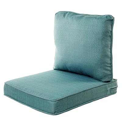 Outdoor Chair Cushion 22 x 25, Arctic Blue Ghana Ubuy