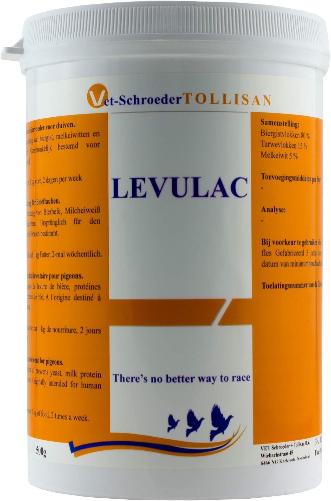 Tollisan Levulac 500gr, (brewer's yeast and wheat germ flakes)