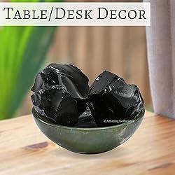 Black Obsidian Raw Crystals and Healing