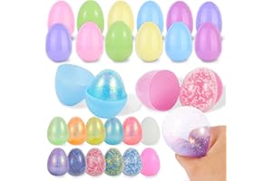 XUTENGY 12 Pack Easter Eggs Sensory Stress Ball for Kids，Fidget Toys Squishy Squeeze Ball for Boys Girls Toddlers Easter Basket Stuffers Egg Fillers Gifts Party Favors