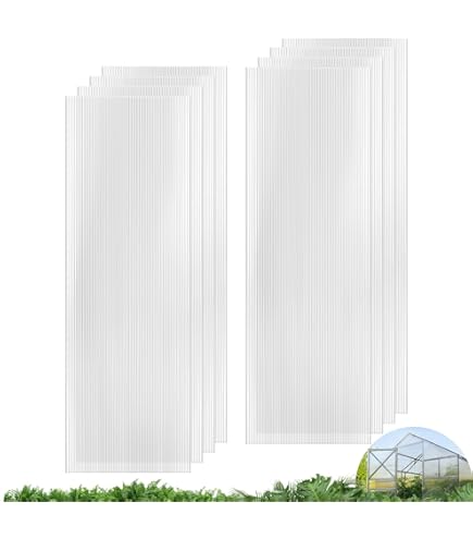 Clear Plastic Polycarbonate / PC Corrugated Transparent Roofing Sheet For Shed Greenhouse
