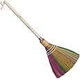 thumbnail image 2 of TTS Natural Straw Brooms Set Of 3 - Colorful Mini Whisk Brooms For Kids & Small Space Cleaning 2 of 9