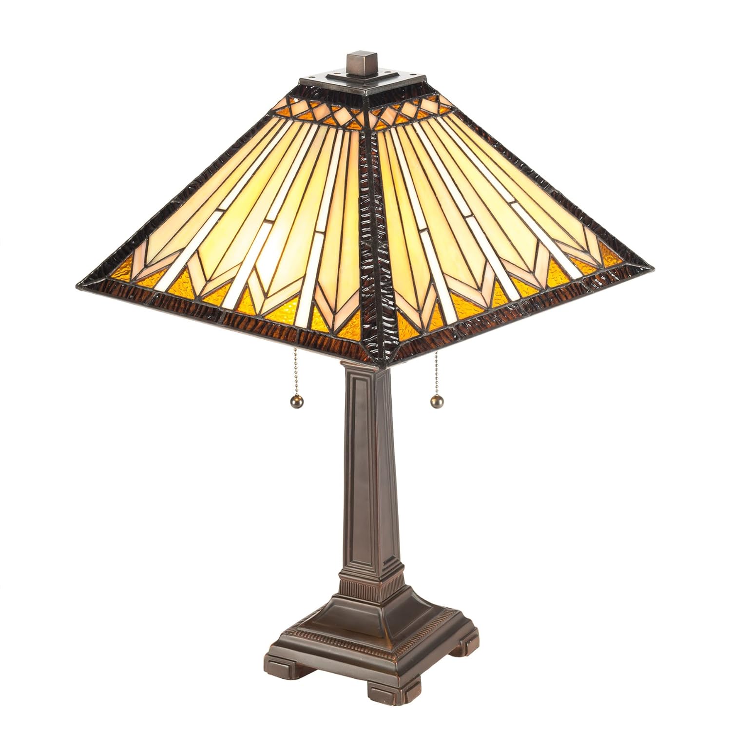 Best stained glass end table lamp