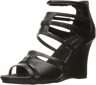 aerosoles black wedges