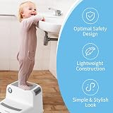 Rainberg 2 Step Stool for Kids - Sturdy Anti-Slip Potty Training Aid view 3