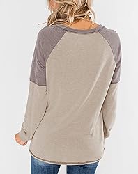 Bingerlily Women's Casual Long Sleeve Tunic Tops