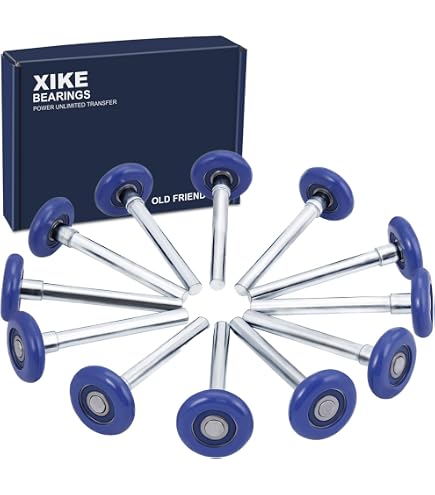 20 Pack 2 Inches Garage Door Rollers, Sealed 6200ZZ Bearing Nylon Garage Door Roller Quiet And Durable Garage Door Wheels For Residential And Commercial Garage Doors