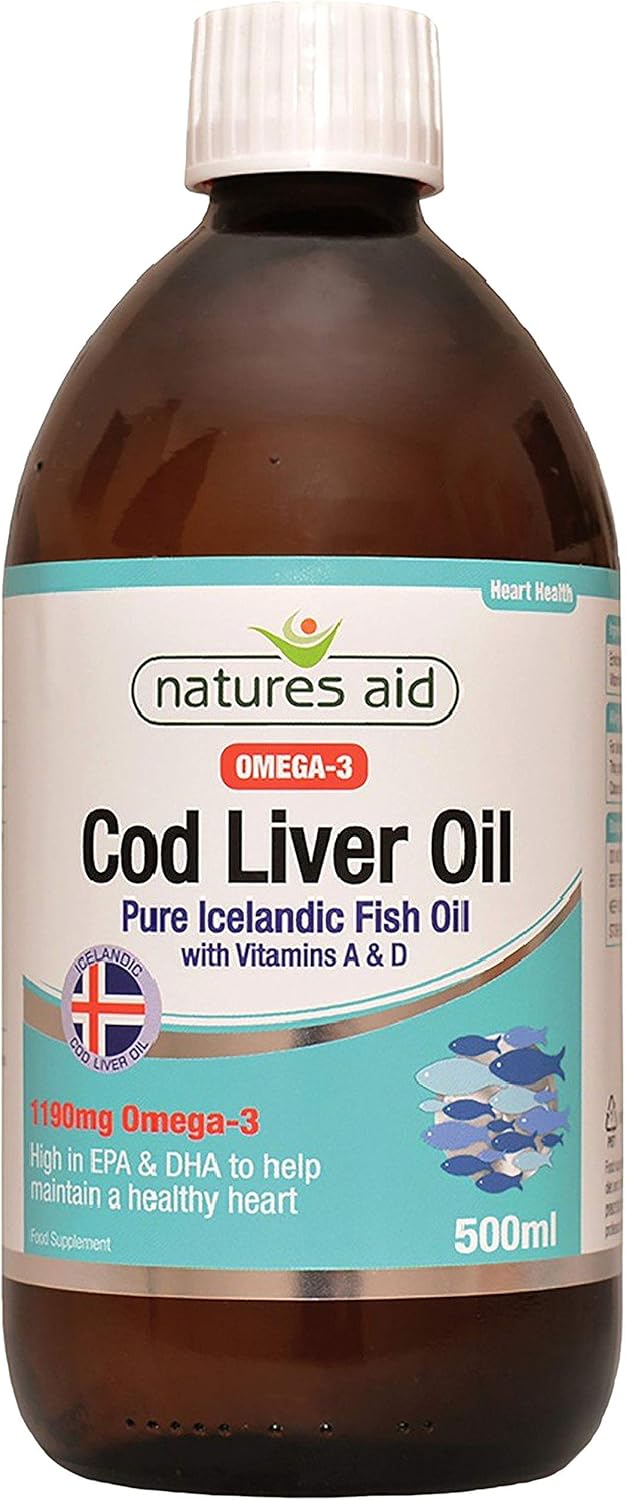 Natures Aid Cod Liver Oil Liquid (PACK OF 1) Amazon.co.uk Health