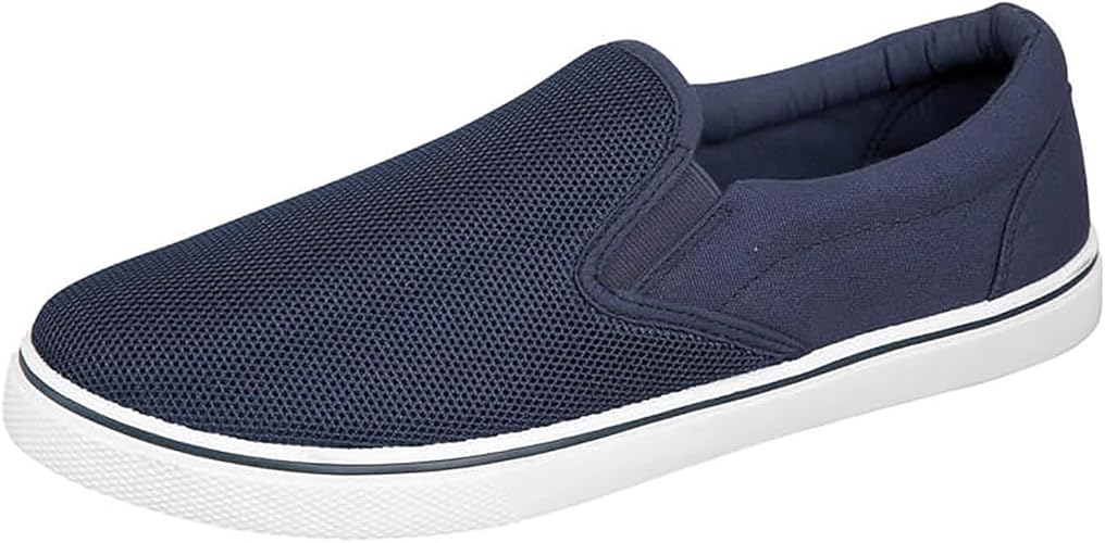 navy blue plimsolls