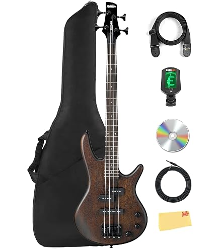 Amazon.com: Ibanez GSR100EX SR GIO Bass Guitar - Mahogany Oil
