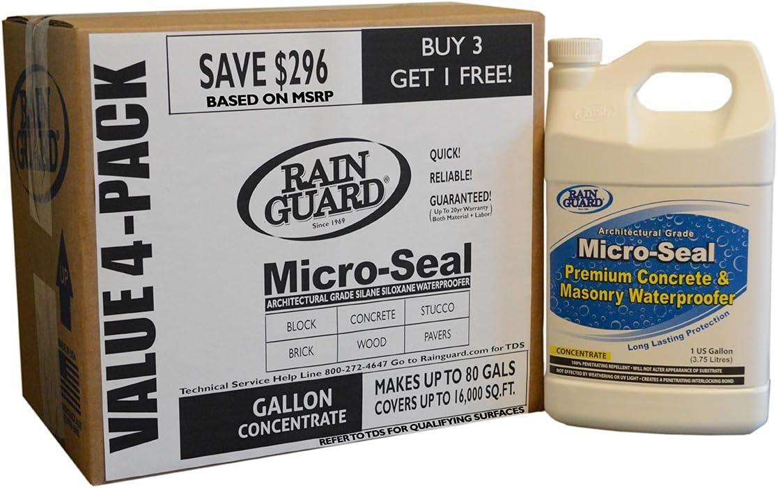 Microseal Concentrate (Makes 40 Gallons) Clear Silane