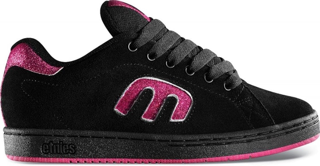 black and pink etnies