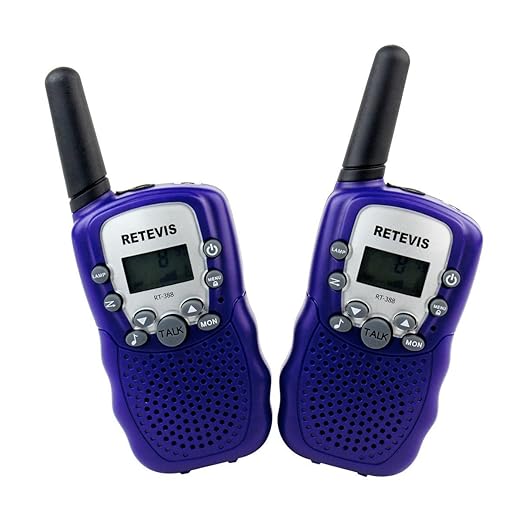 title=Retevis RT-388 Walkie Talkie Ricetrasmettitore 8 Canali VOX Ricetrasmittente per