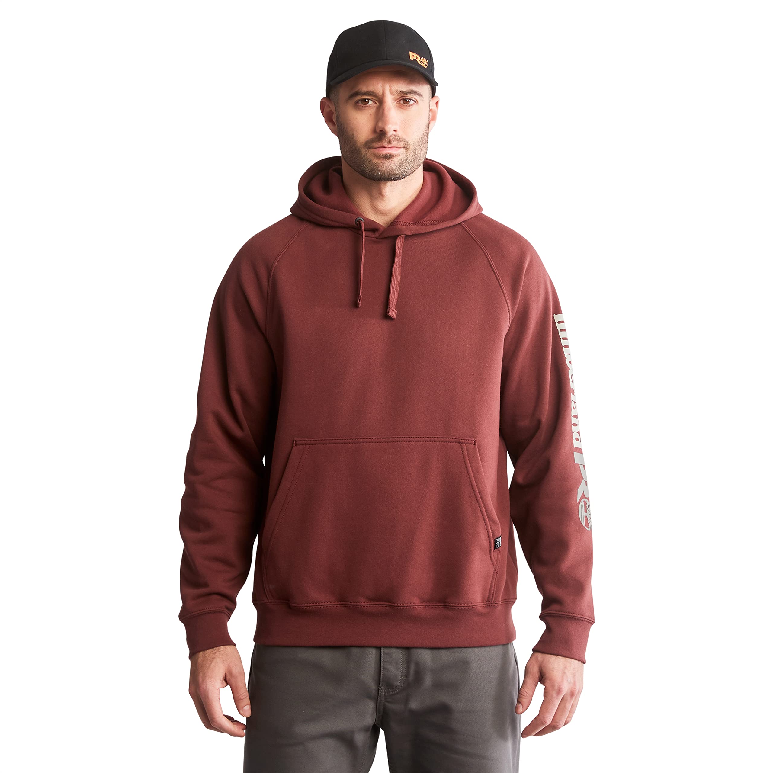 Timberland PRO Men's Hood Honcho Sport Pullover Sweater, Maroon, S Image