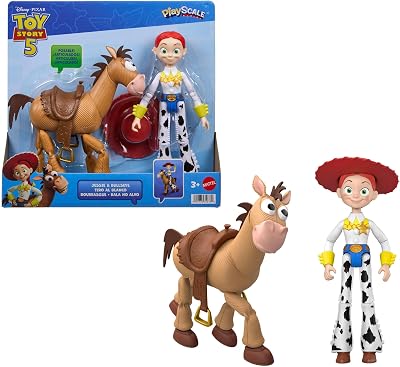 Mattel Disney Pixar Toy Story 5 Jessie & Bullseye 2-Pack Action Figures