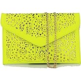 imentha Fashion Handbags Women Chain Cute Shoulder Bag Evening Party Evening Purses Ladies Girl Day Clutch Party Bag Lemon Green