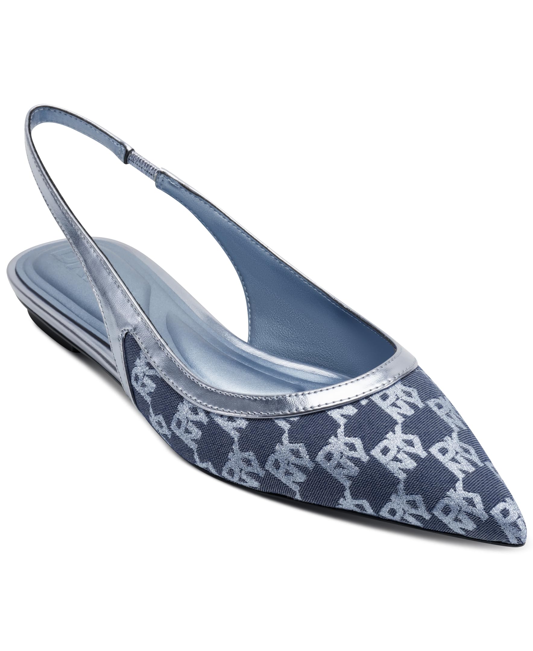 DKNY Women’s Footwear Millbury – Slingback,Periwinkle, 10