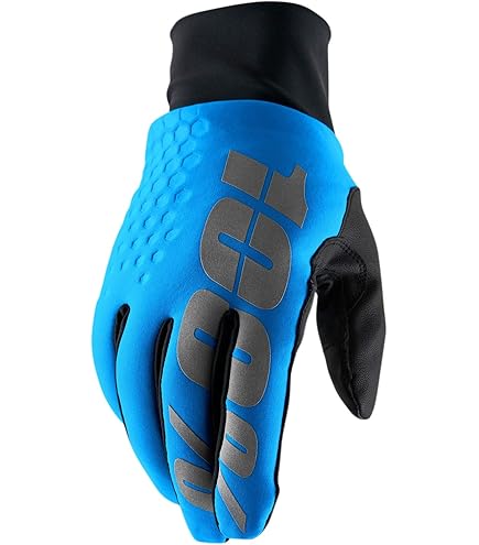 Guantes 100% Brisker Para Motocross/mtb - Térmicos, Resistentes Al Agua, Color Negro Camuflaje, Talla única Ajustable
