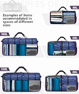 Gonex 40L Foldable Travel Duffle Bag Shoes Compartment Purple view 7