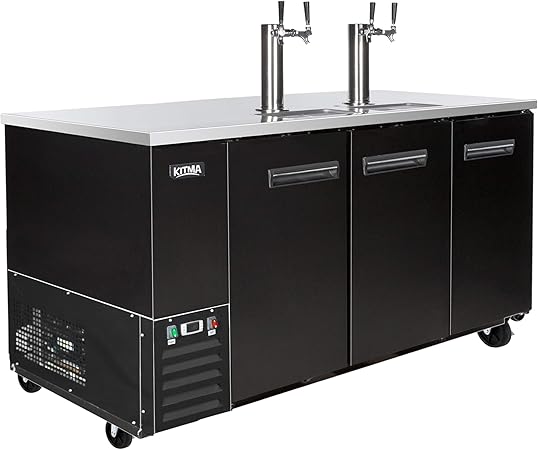 Amazon Com Commercial Dual Tap Kegerator Kitma 90 Inches Keg