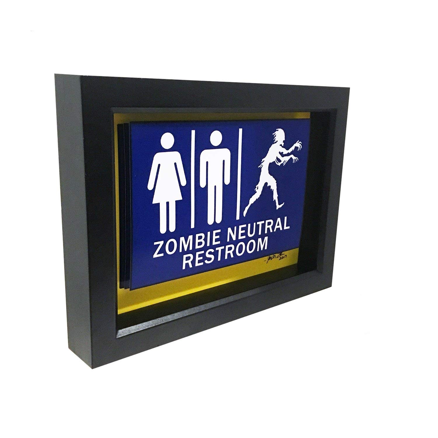 Zombies Bathroom Sign Funny Bathroom Wall Art Funny Zombie Art School Nurse Art Apocalypse Zombies Wash Your Hands Doct Nurse Art Zombie Art Funny Bathroom Art