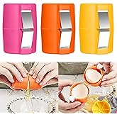 3Pcs Egg Shell Opener, 2026 New Egg Cracker Tool for Raw Eggs, Hard Boiled Egg Peeler Egg Cube Egg Separator Handheld, Stainless Steel Eggshell Breaker Egg Shell Cutter Kitchen Gadgets