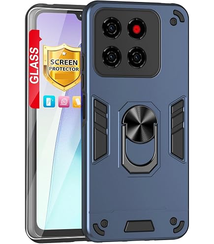 CongJiaLingXi Funda para ZTE Blade A56 (6.75) con Anillo de Soporte CongJiaLingXi Funda para ZTE Blade A56 (6.75) con Anillo de Soporte