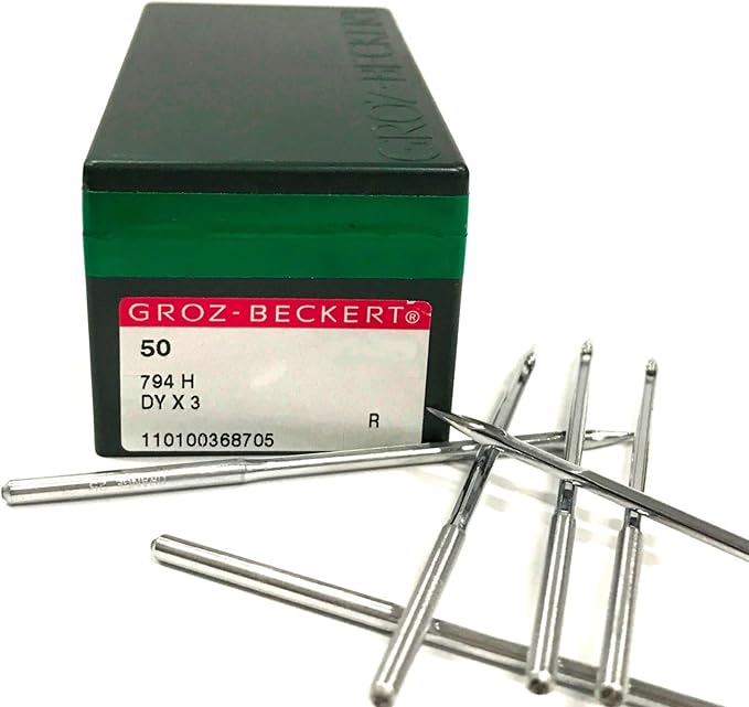 50 Pk. GrozBeckert 794H 7X3 DYX3 Industrial Sewing Machine Needles