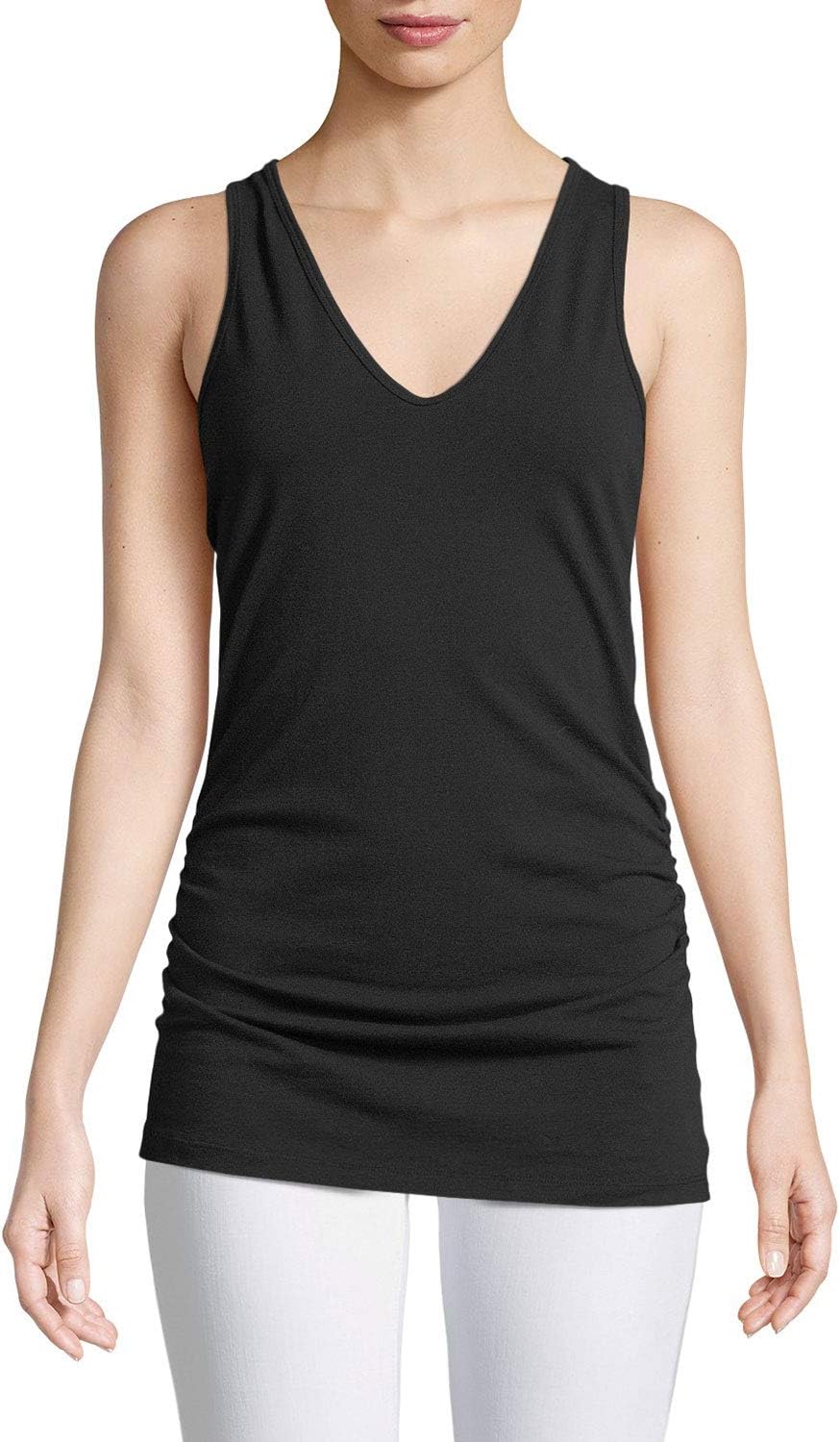 Women's Ruched-Side Fitted Tank Top