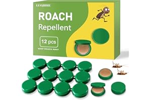 LUOJIBIE Roach Bait, Roach Killer Indoor Infestation, Natural Cockroach Repellent, Roach Killer, Roach Traps Indoor/Outdoor, Quick Catch Roach Control-12P