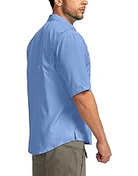 Men's Fishing Shirts with Zipper Pockets UPF