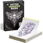 Phomemo Tattoo Transfer Paper - A5 Size, 5.83" x 8.27", 100pcs | Tattoo Stencil Paper for Tattooing, Tattoo Supplies for Studios &amp; Beginners