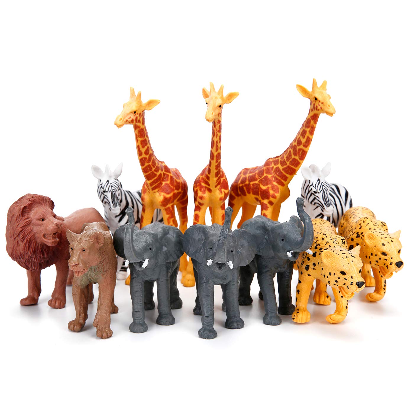 Mua Jumbo Safari Animal Figurines, 12 Piece African Jungle Zoo Set,  Realistic Elephant, Giraffe, Lion Toys for Toddlers, Kids Birthday trên  Amazon Mỹ chính hãng 2024 | Fado