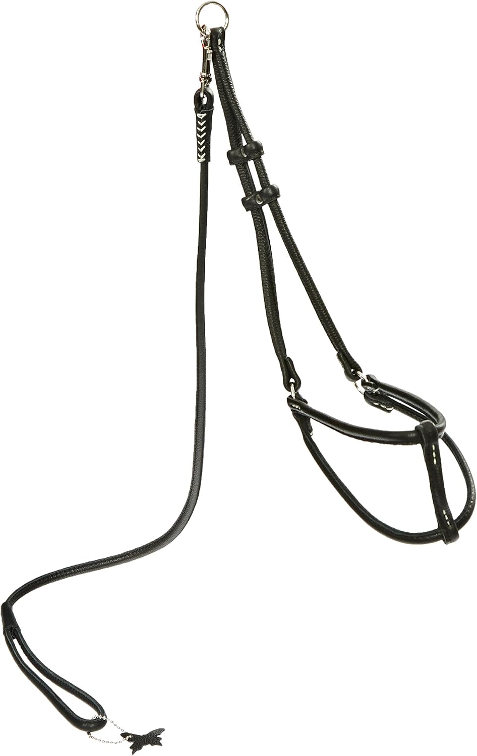 leather step in dog harness